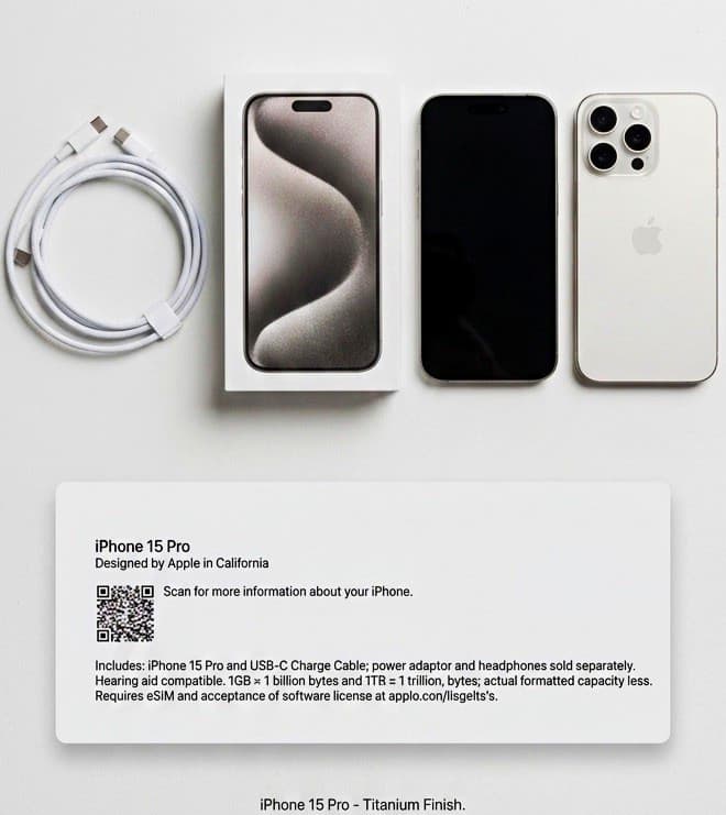 iPhone 15 Pro — seller’s listing photo