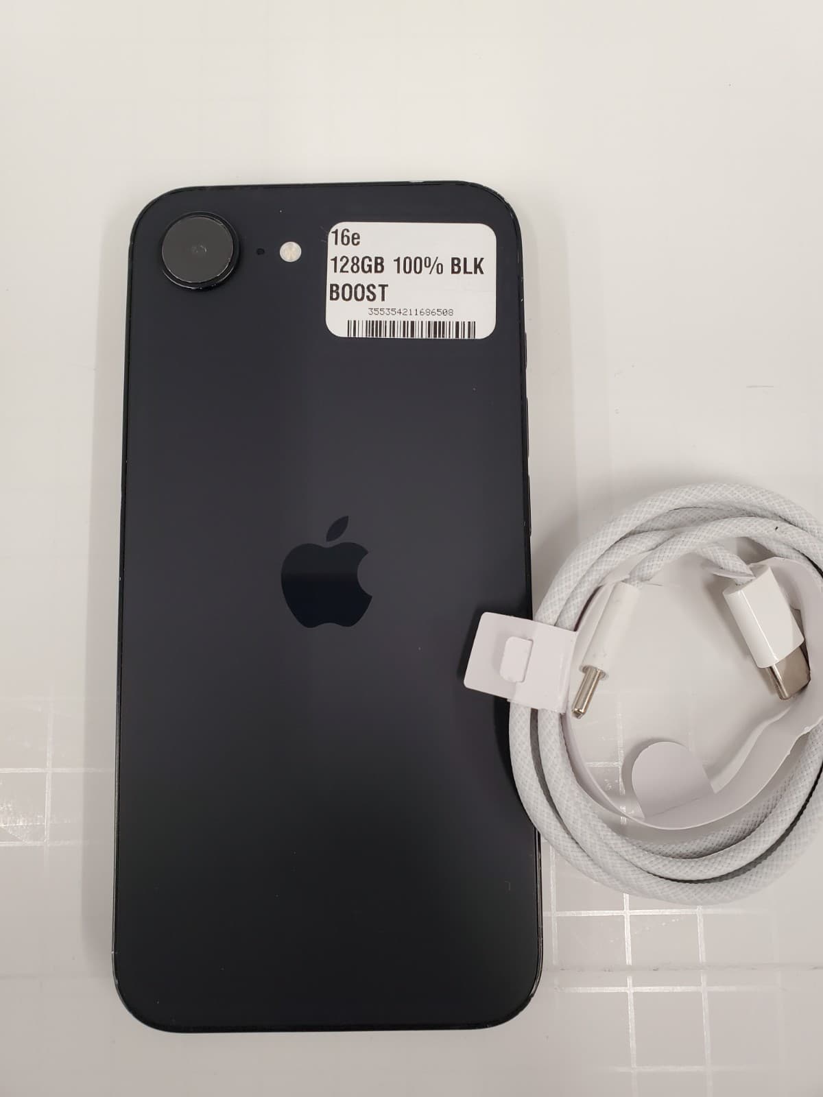 iPhone 16e — seller’s listing photo